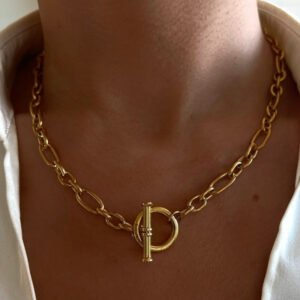 Electroplated 18K Gold Necklace